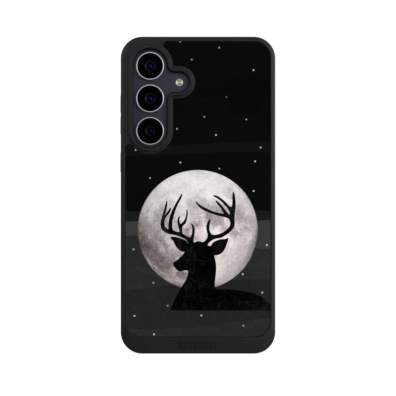 Galaxy S25 FE NIVOpure Cerf et lune en argent