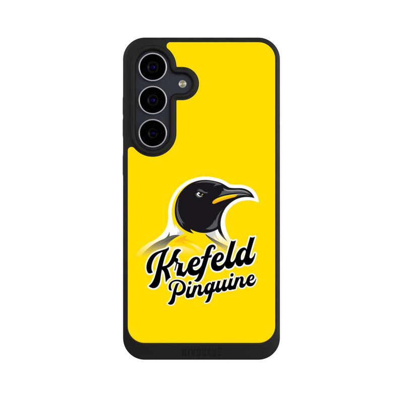Galaxy S25 FE NIVOpure Krefeld Pinguine Typo Gelb