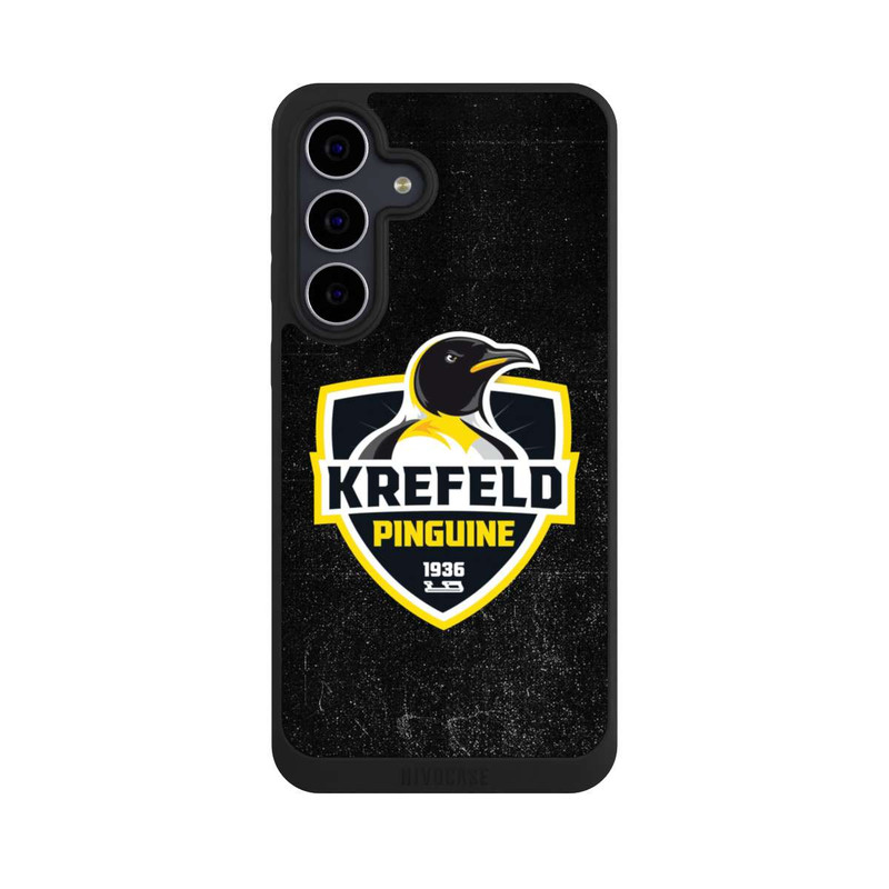 Galaxy S25 FE NIVOpure Krefeld Pinguine Logo Schwarz