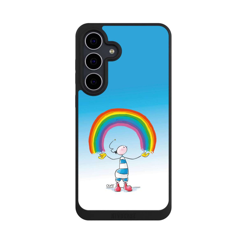 Galaxy S25 FE NIVOpure Regenbogen Blau