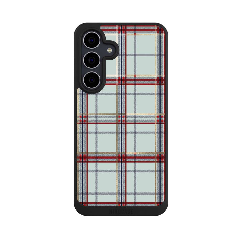 Galaxy S25 FE NIVOpure Tartan Bleu