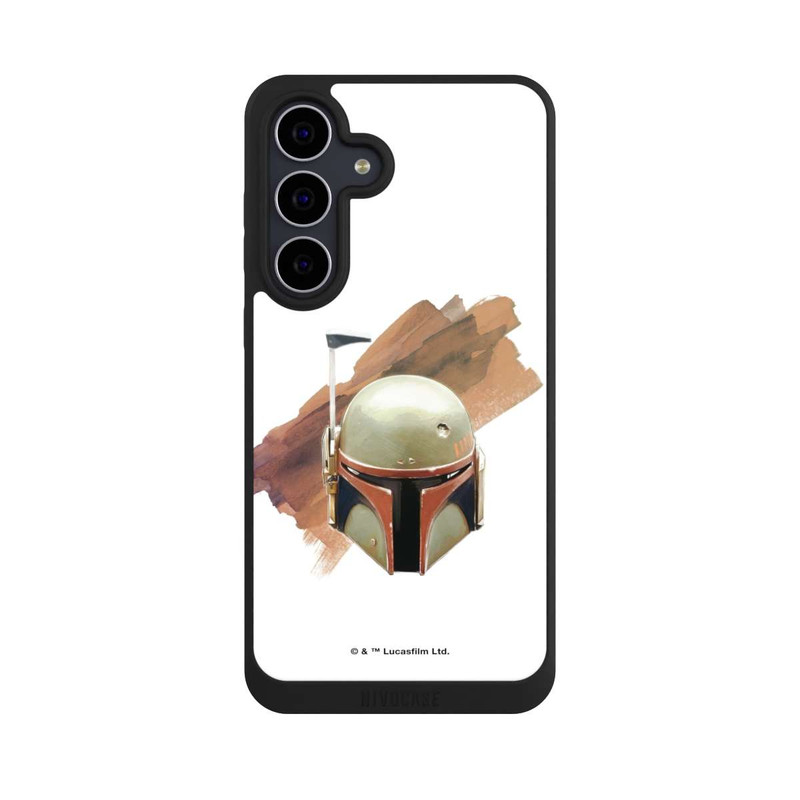 Galaxy S25 FE NIVOpure Casque Boba Fett Blanc