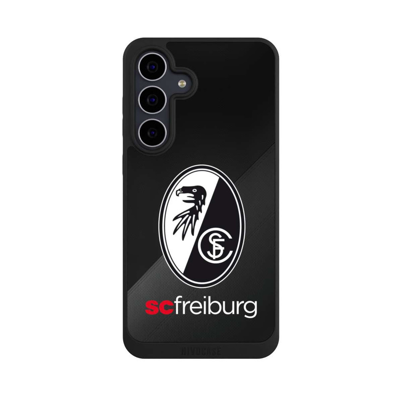 Galaxy S25 FE NIVOpure Zwei Texturen mit dem Schriftzug SC Freiburg