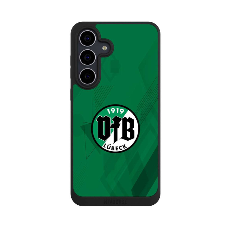 Galaxy S25 FE NIVOpure VfB Lübeck Grüne Grafikelemente