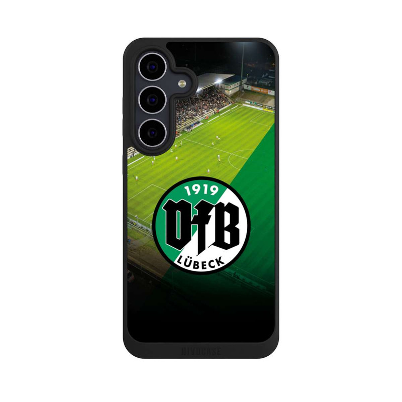 Galaxy S25 FE NIVOpure  VfB Lübeck Dreieck Grün Transparent Groß