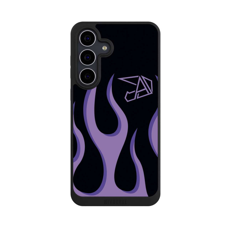 Galaxy S25 FE NIVOpure Violette Flammen
