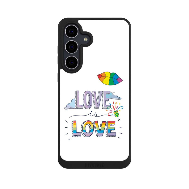 Galaxy S25 FE NIVOpure Love is Love Arc-en-ciel