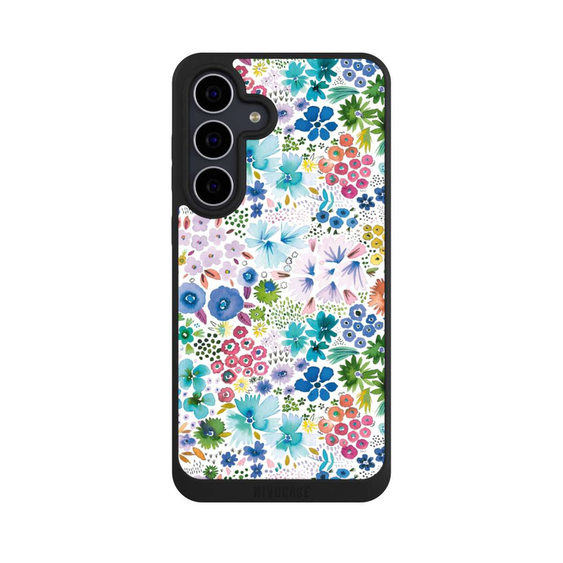 Galaxy S25 FE NIVOpure Artful Little Spring Flowers Blue
