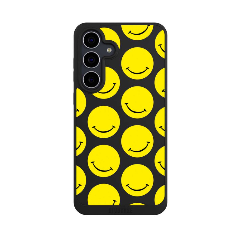 Galaxy S25 FE NIVOpure Smile Pattern Yellow Transparent