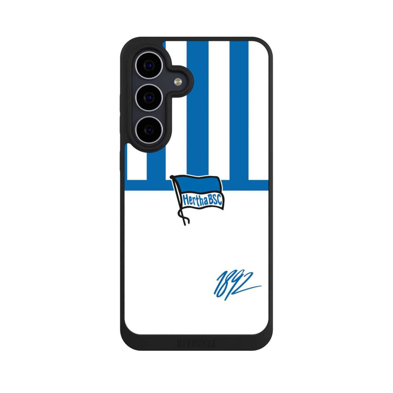 Galaxy S25 FE NIVOpure Blau und Weiß Horizontal Streifen