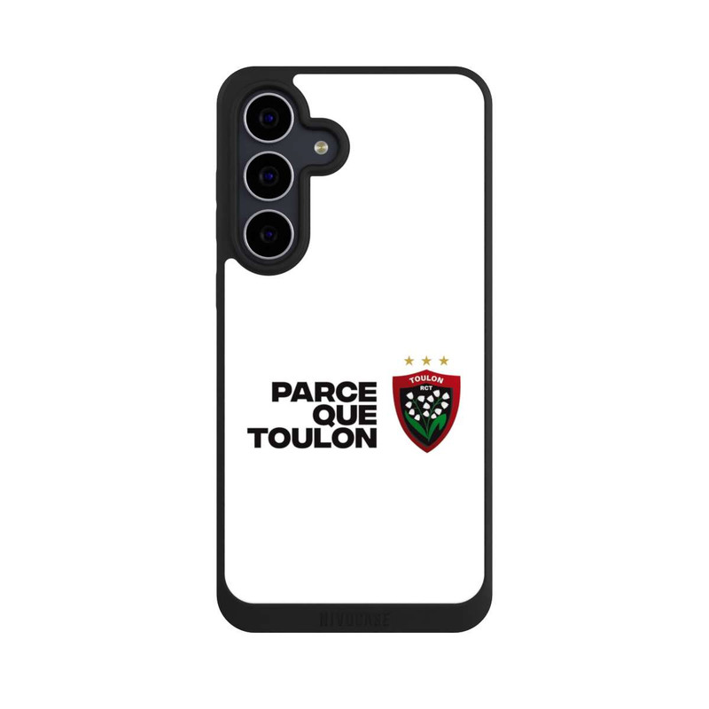 Galaxy S25 FE NIVOpure RC Toulonnais PQT Blanc