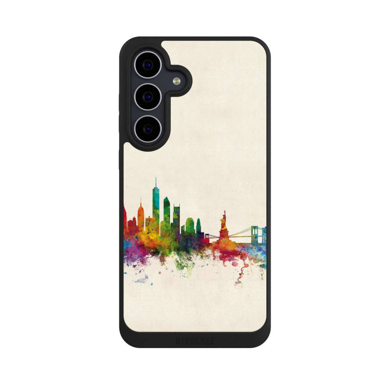 Galaxy S25 FE NIVOpure New York Skyline V2 Vintage Hintergrund