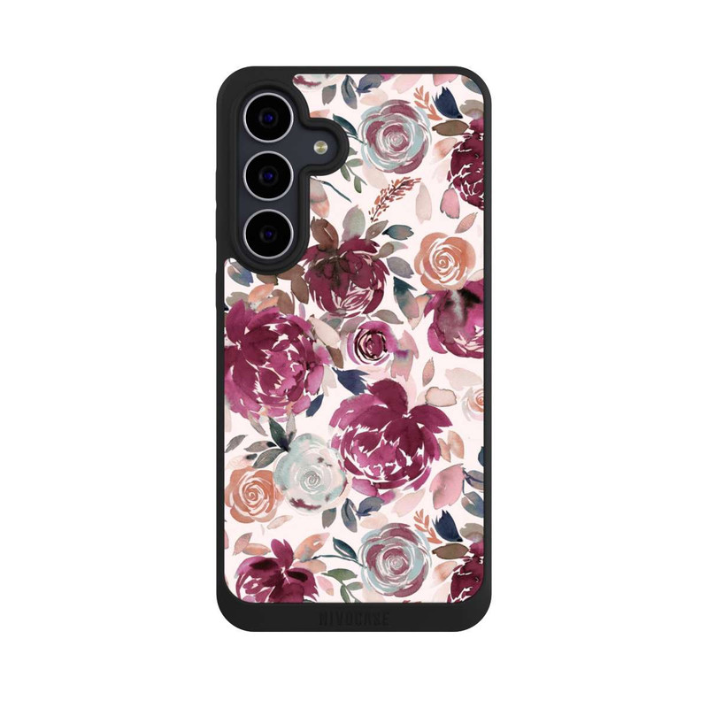 Galaxy S25 FE NIVOpure Pivoines et roses d'automne Rose