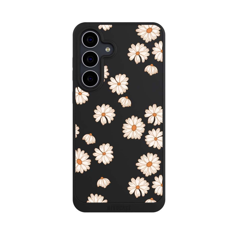 Galaxy S25 FE NIVOpure Flowerpower Tapete Weiss