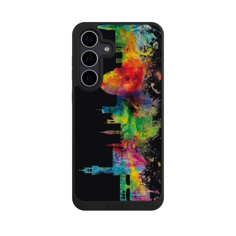 Galaxy S25 FE NIVOpure Skyline von Florenz Italien Schwarz