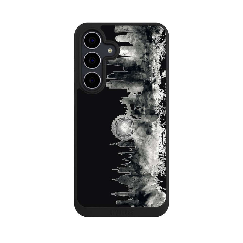 Galaxy S25 FE NIVOpure London Ligne d'horizon BW Noir