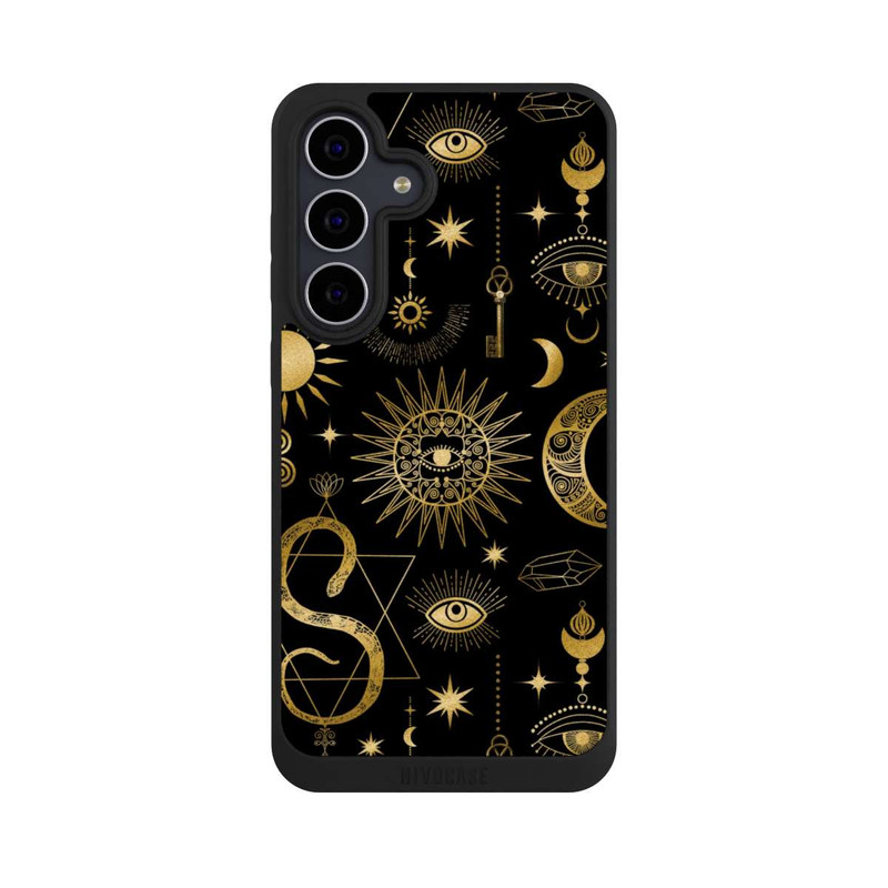 Galaxy S25 FE NIVOpure Himmlische Sonne und Mond Steampunk