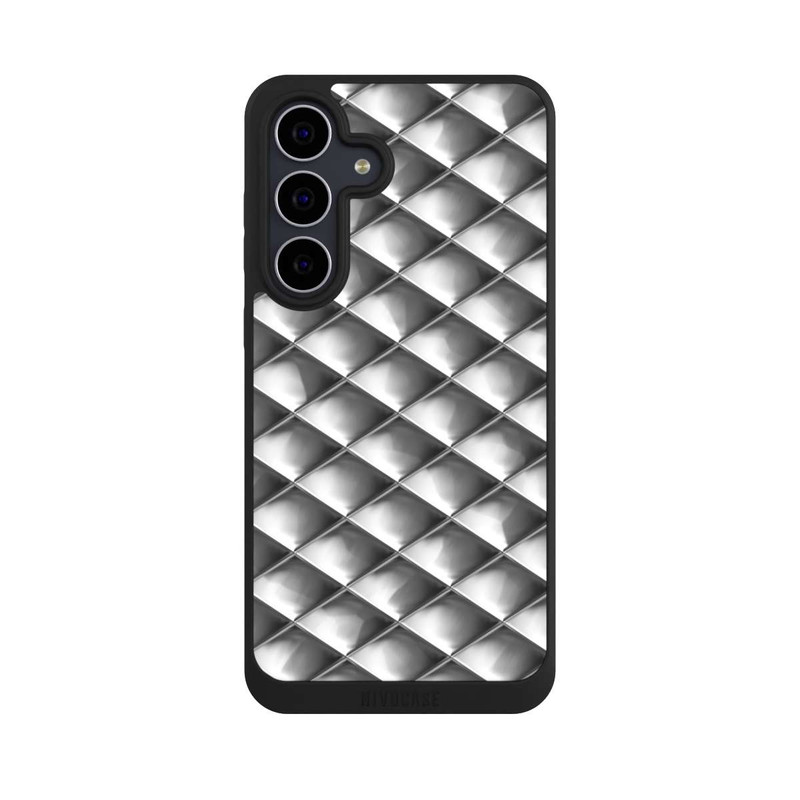 Galaxy S25 FE NIVOpure Glamour Silver Squares
