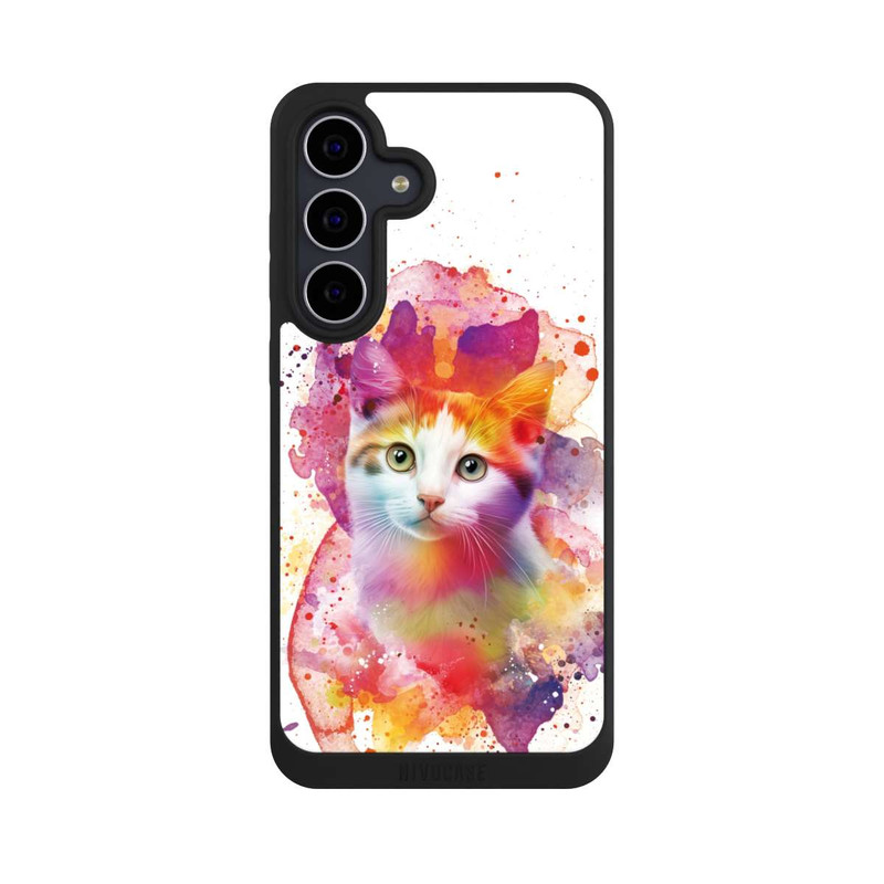 Galaxy S25 FE NIVOpure Happy Kitty Blanc