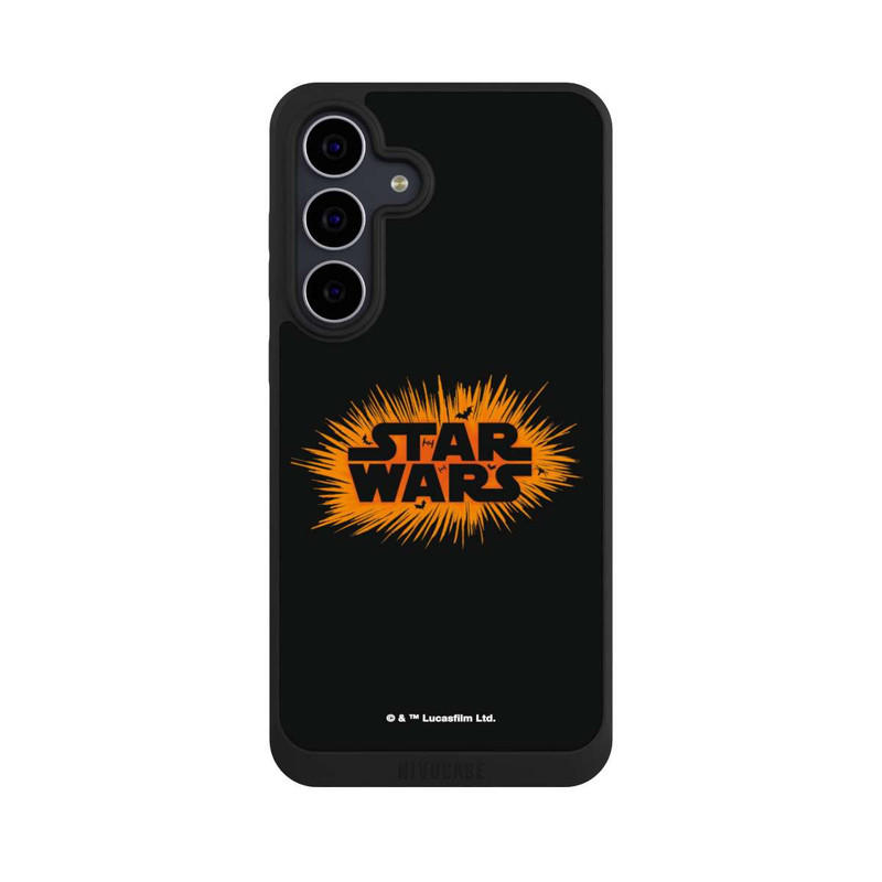 Galaxy S25 FE NIVOpure Star Wars Logo Orange Halloween Explosion