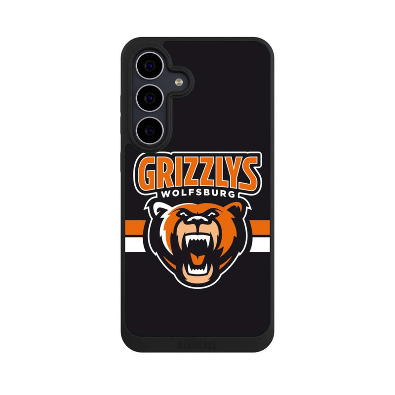 Galaxy S25 FE NIVOpure Logo Streifen Orange und Weiß 