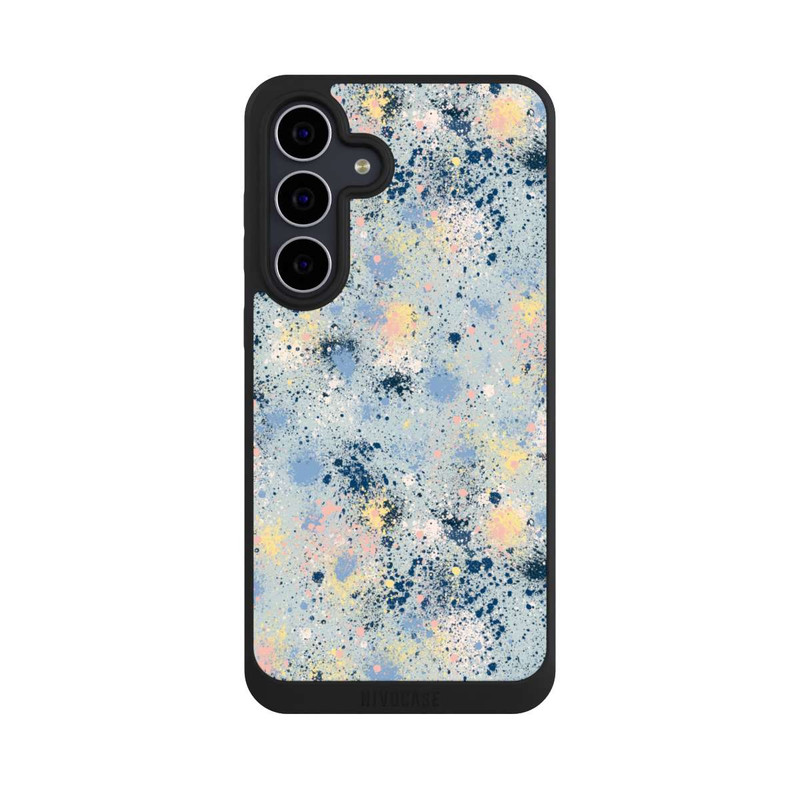 Galaxy S25 FE NIVOpure Tintentropfen Staub Textur Blau