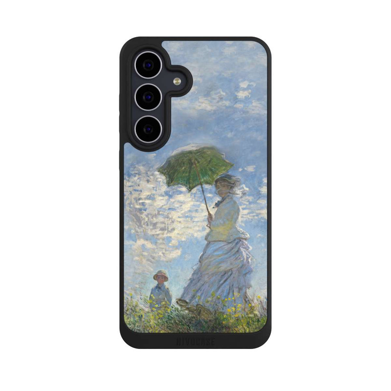 Galaxy S25 FE NIVOpure Frau mit Sonnenschirm - Monet