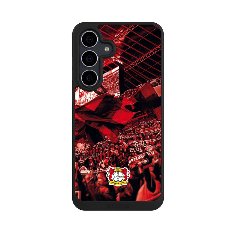 Galaxy S25 FE NIVOpure Bayer 04 Leverkusen Fankurve Rot