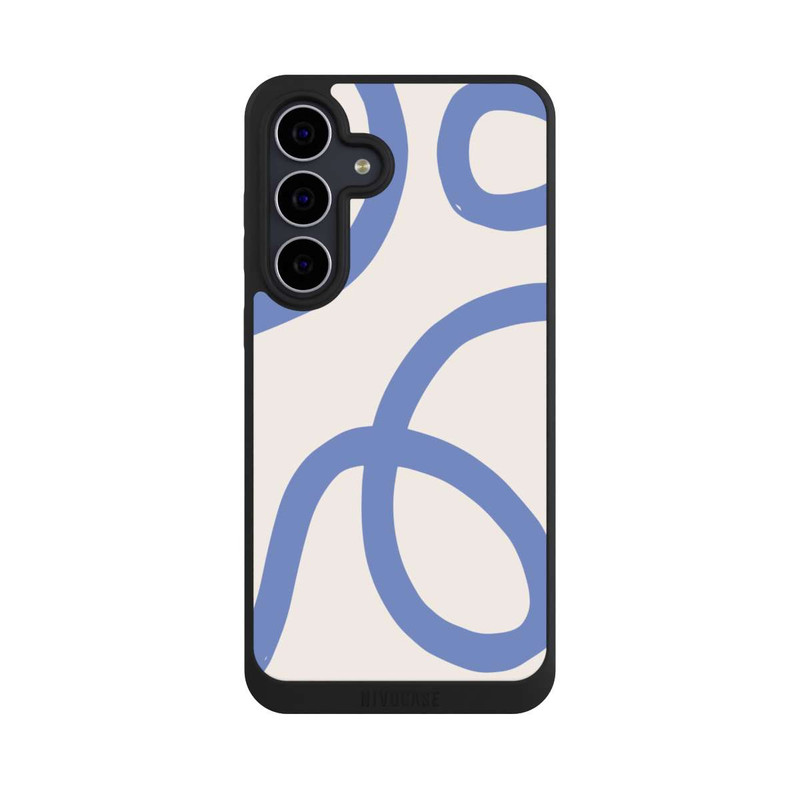 Galaxy S25 FE NIVOpure Blue Pattern