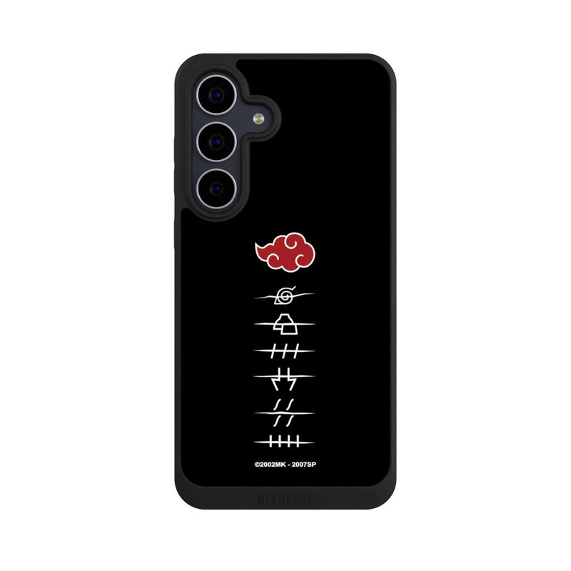 Galaxy S25 FE NIVOpure Symboles des membres de l'Akatsuki noirs