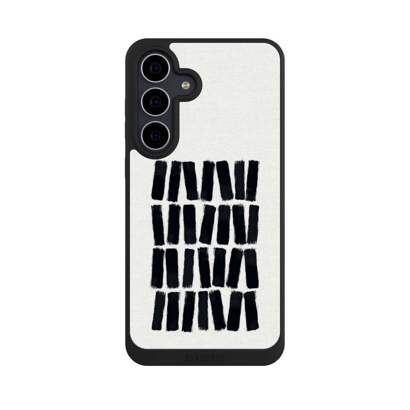 Galaxy S25 FE NIVOpure Black Brush Strokes