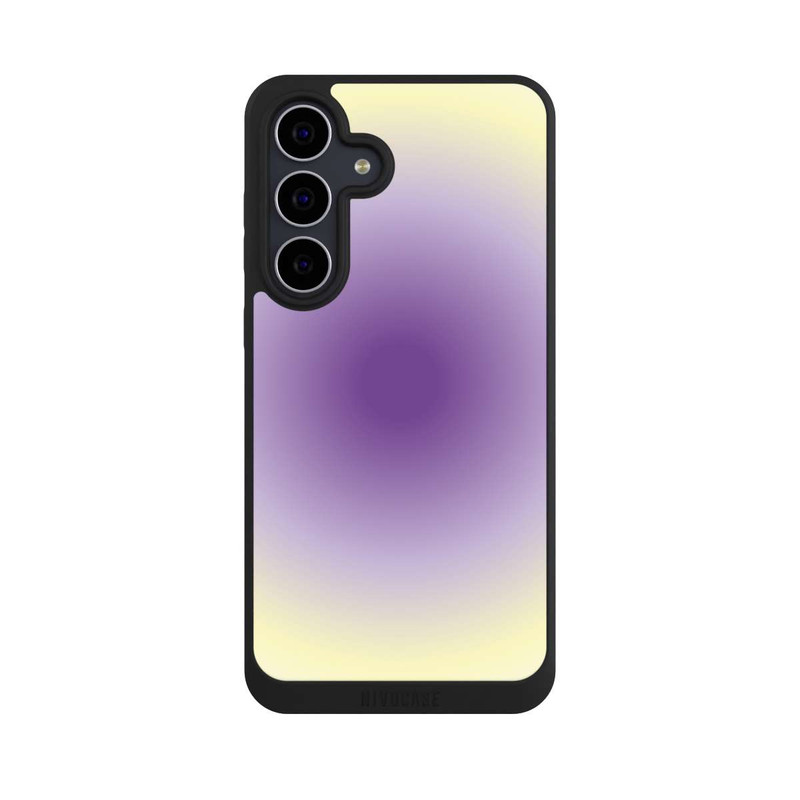 Galaxy S25 FE NIVOpure Aura Violet Jaune Cercle