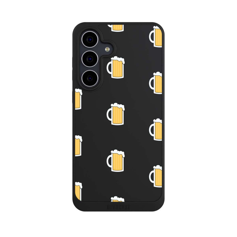 Galaxy S25 FE NIVOpure Bierglas Pattern Illustration