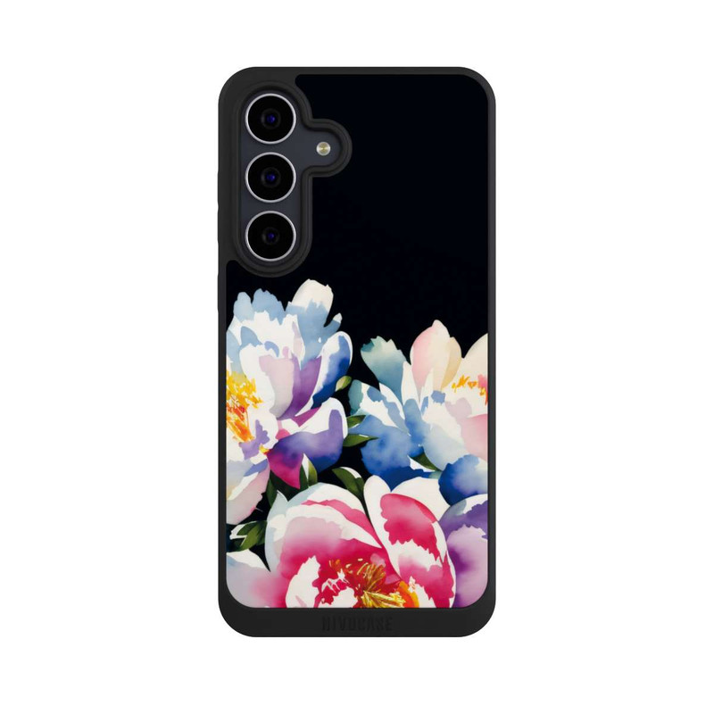 Galaxy S25 FE NIVOpure Aquarell Pfingstrosen