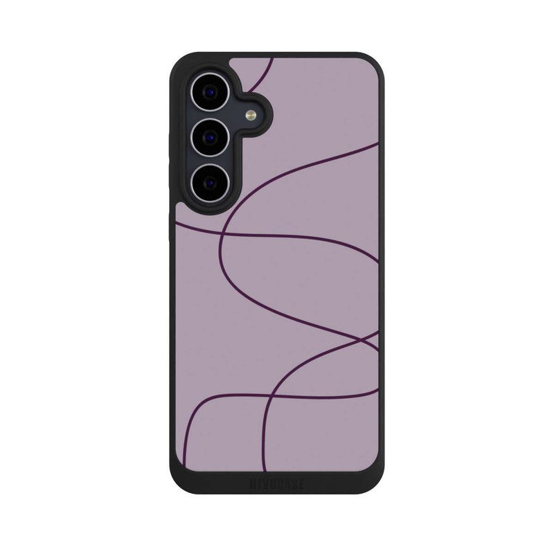 Galaxy S25 FE NIVOpure Lila Dünne Linien