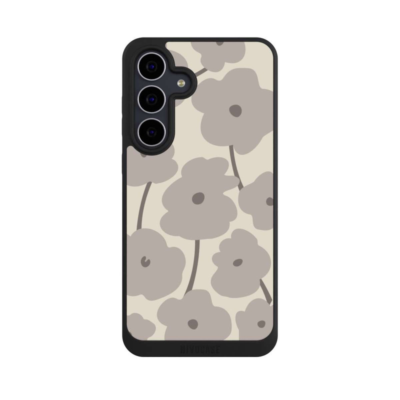 Galaxy S25 FE NIVOpure Minimalistische Blumen Beige