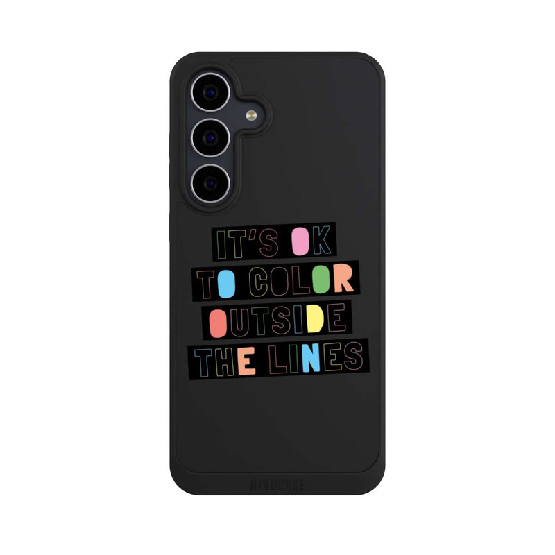 Galaxy S25 FE NIVOpure Color Outside The Line Transparent