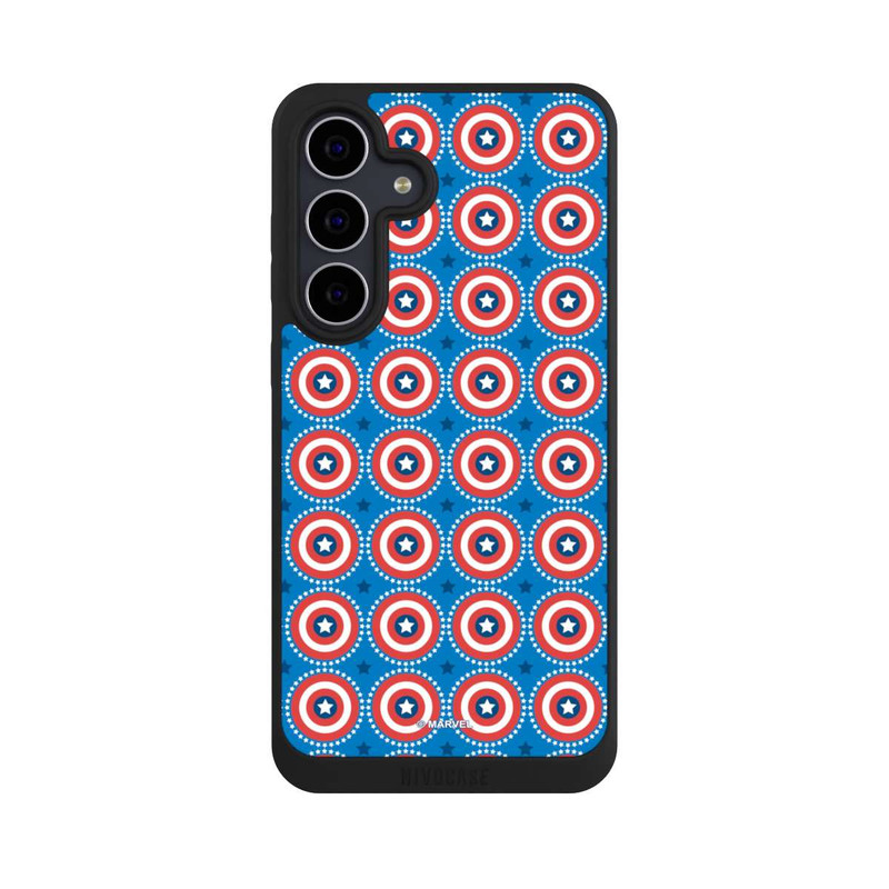 Galaxy S25 FE NIVOpure Captain American Shield Pattern