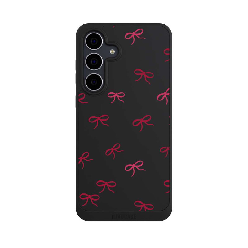 Galaxy S25 FE NIVOpure Schleifen Muster Rot