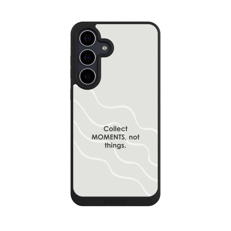 Galaxy S25 FE NIVOpure Collect Moments Not Things Grey