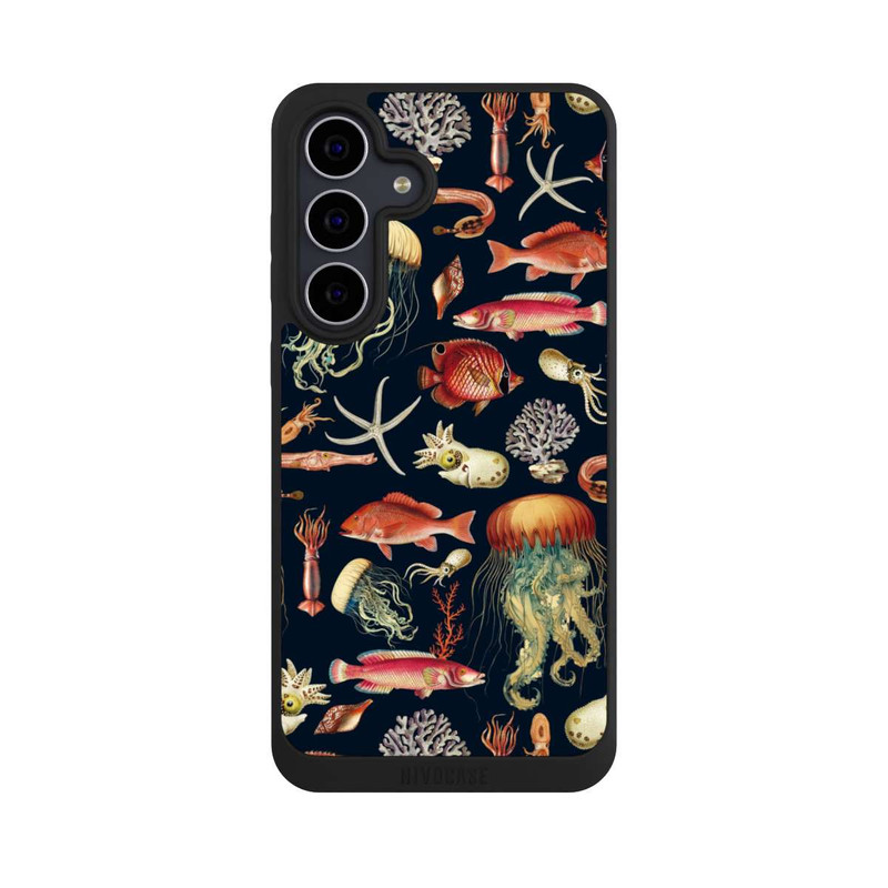 Galaxy S25 FE NIVOpure Deep Sea Fish Pattern