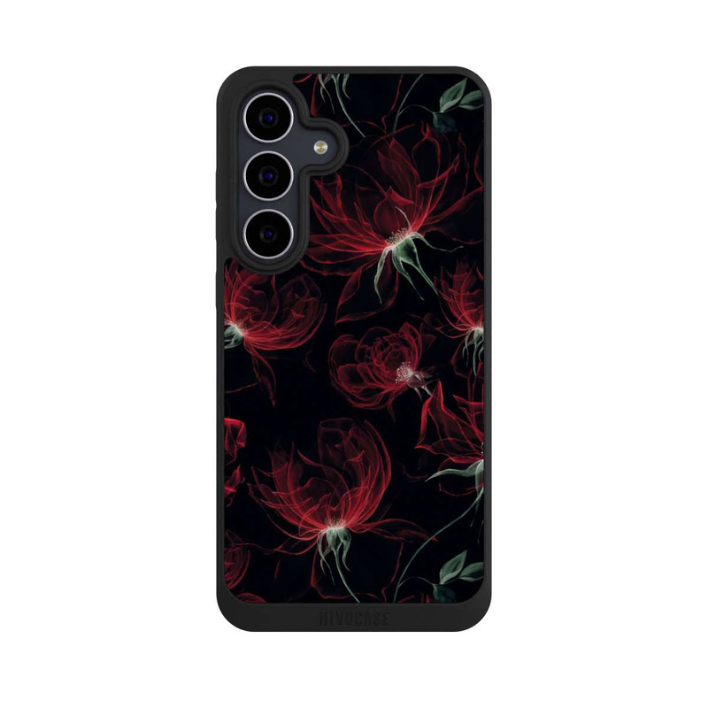 Galaxy S25 FE NIVOpure Tapete mit roten Blumen