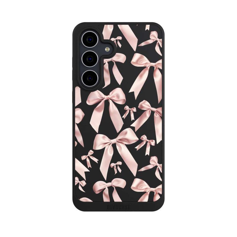 Galaxy S25 FE NIVOpure Rosa Satinschleifen
