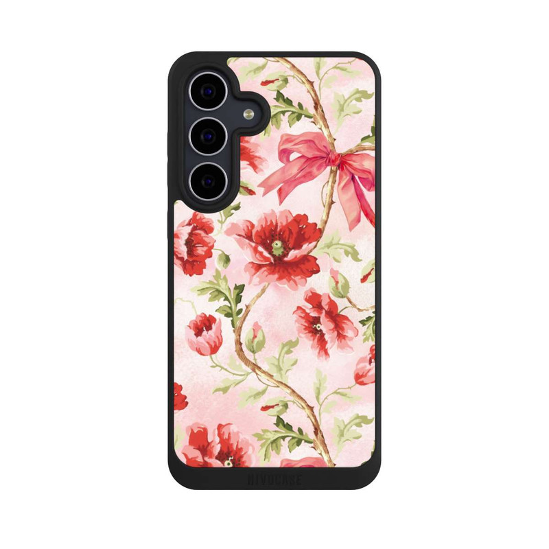 Galaxy S25 FE NIVOpure Motif Coquelicots Rose