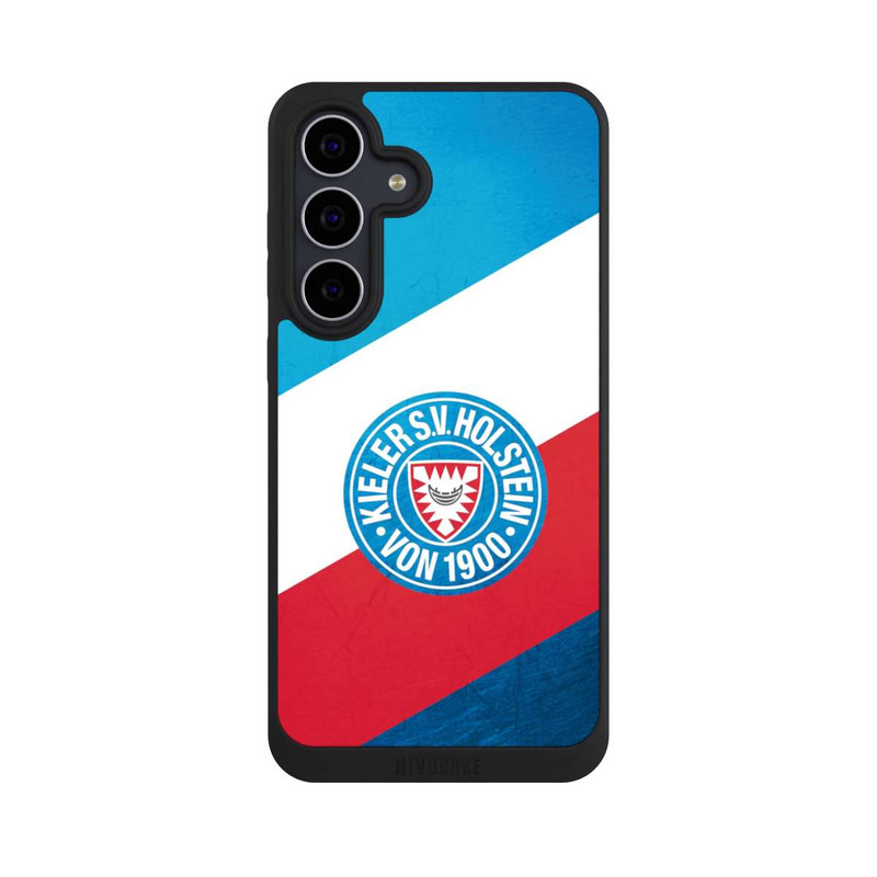 Galaxy S25 FE NIVOpure Holstein Kiel Logo Streifen Scratch