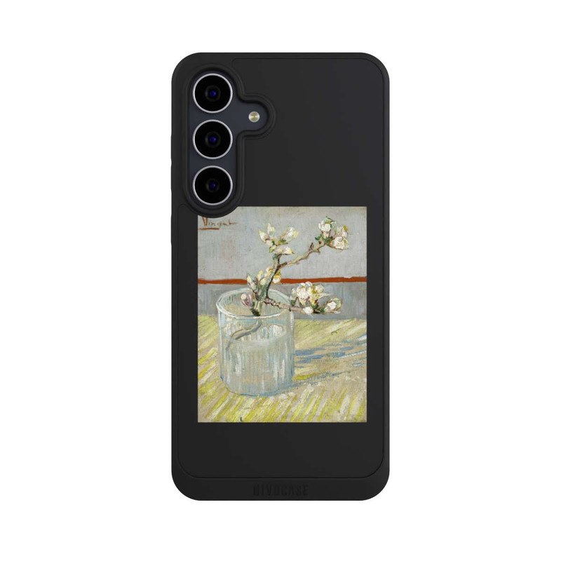 Galaxy S25 FE NIVOpure Blühender Mandelzweig in Einem Glas by Vincent van Gogh