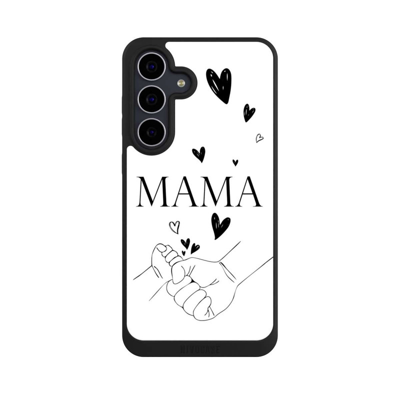 Galaxy S25 FE NIVOpure Mothers Day Line Art Hands Black and White