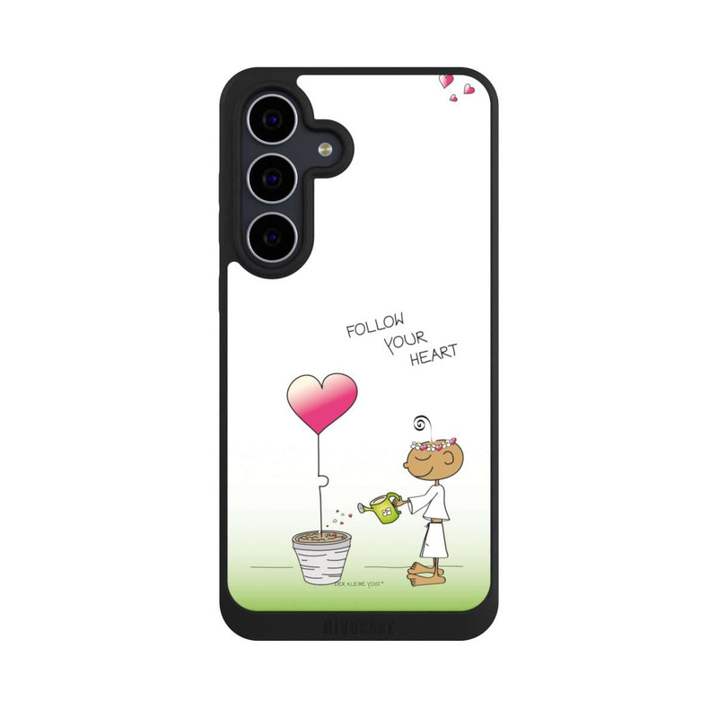 Galaxy S25 FE NIVOpure Follow Your Heart Planting Heart Der Kleine Yogi