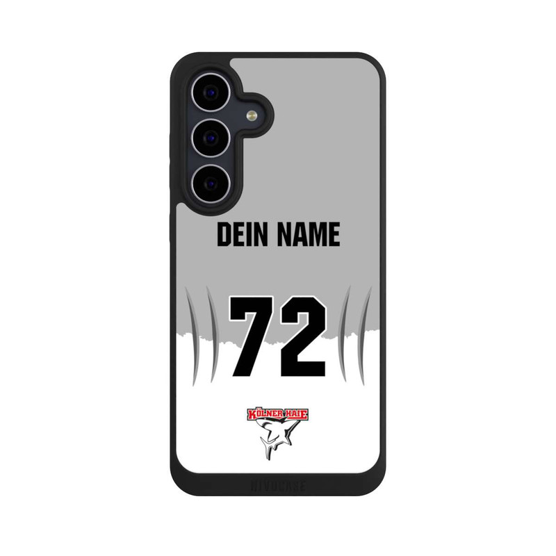 Galaxy S25 FE NIVOpure Kölner Haie Trikotmotiv Personalisierbar