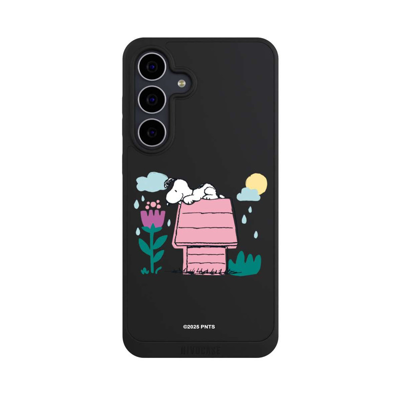 Galaxy S25 FE NIVOpure Snoopy Hundehütte Frühling transparent